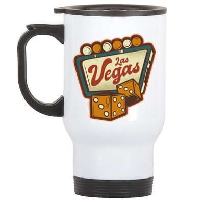 Las Vegas Dice Stainless Steel Travel Mug