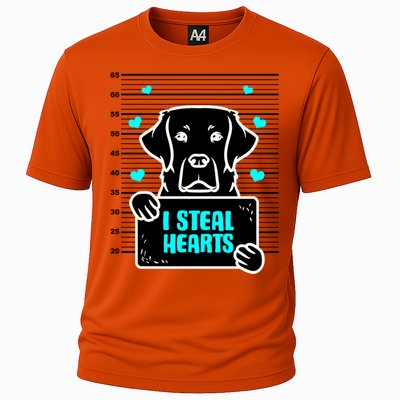 Labrador Valentine's Day Dog Lover Labrador Retriever Gift Cooling Performance Crew T-Shirt