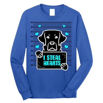 Labrador Valentine's Day Dog Lover Labrador Retriever Gift Long Sleeve Shirt