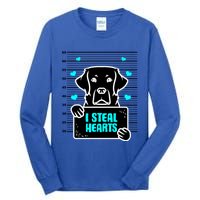 Labrador Valentine's Day Dog Lover Labrador Retriever Gift Tall Long Sleeve T-Shirt