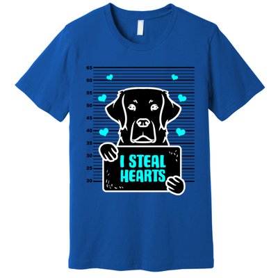 Labrador Valentine's Day Dog Lover Labrador Retriever Gift Premium T-Shirt