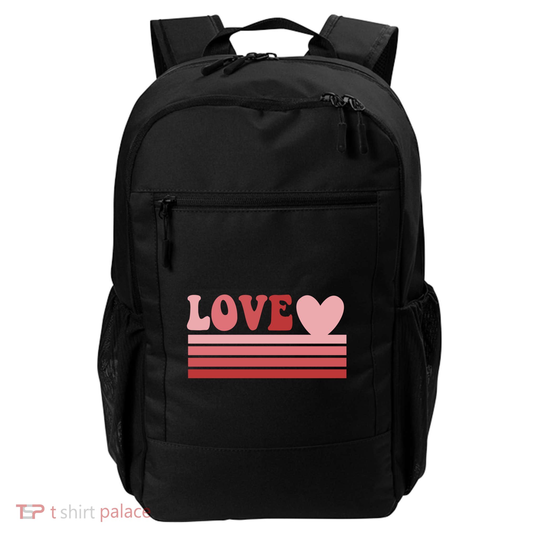 Love Valentines Day Gift Daily Commute Backpack