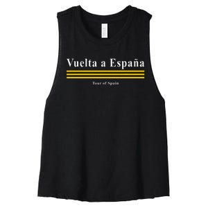 La Vuelta Espana Cycling Women's Racerback Cropped Tank