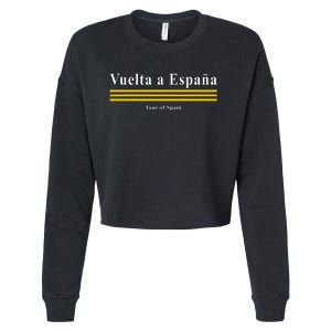 La Vuelta Espana Cycling Cropped Pullover Crew