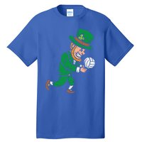 Leprechaun Volleyball Funny St Patricks Day Sport Lover Gift Cute Gift Tall T-Shirt