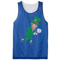 Leprechaun Volleyball Funny St Patricks Day Sport Lover Gift Cute Gift Mesh Reversible Basketball Jersey Tank