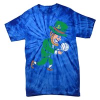 Leprechaun Volleyball Funny St Patricks Day Sport Lover Gift Cute Gift Tie-Dye T-Shirt