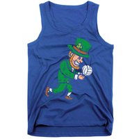 Leprechaun Volleyball Funny St Patricks Day Sport Lover Gift Cute Gift Tank Top