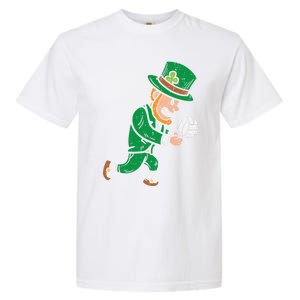 Leprechaun Volleyball Funny St Patricks Day Sport Lover Gift Cute Gift Garment-Dyed Heavyweight T-Shirt