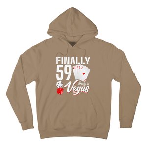 Las Vegas Finally 59th Birthday Party In Vegas Bday Squad Hoodie