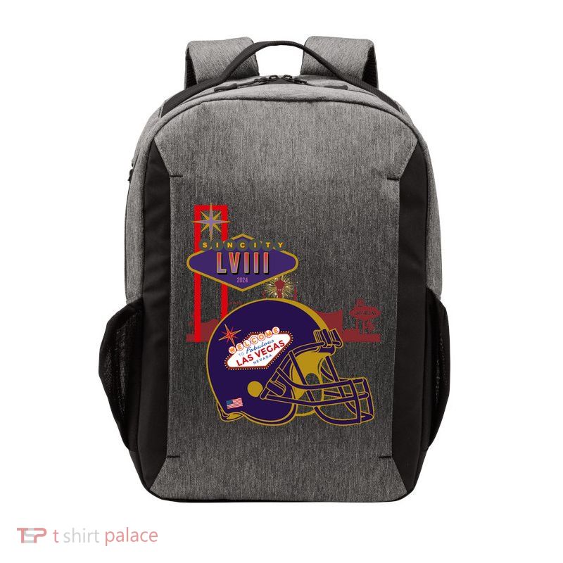 Las Vegas Football Party 2024 Football Vector Backpack