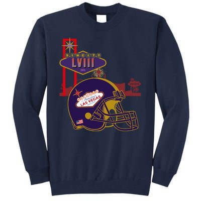 Las Vegas Football Party 2024 Football Tall Sweatshirt