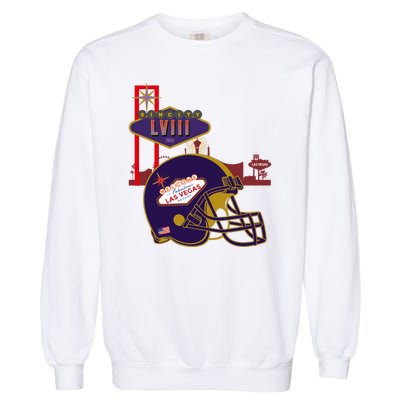 Las Vegas Football Party 2024 Football Garment-Dyed Sweatshirt