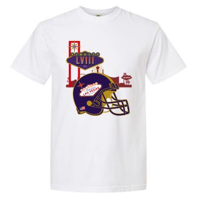 Las Vegas Football Party 2024 Football Garment-Dyed Heavyweight T-Shirt