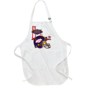 Las Vegas Football Party 2024 Football Full-Length Apron With Pockets