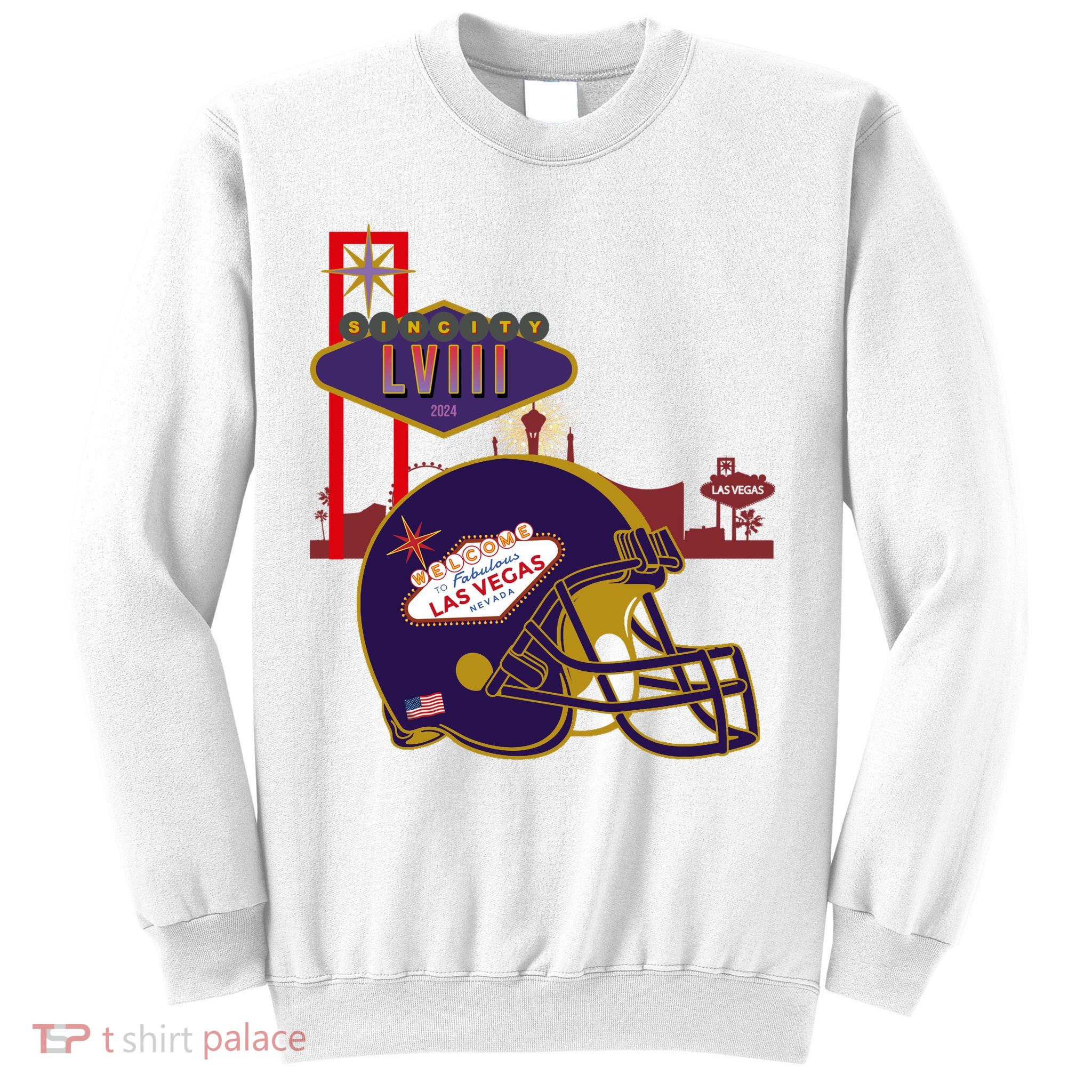 Las Vegas Football Party 2024 Football Sweatshirt