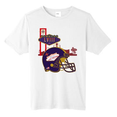 Las Vegas Football Party 2024 Football Tall Fusion ChromaSoft Performance T-Shirt