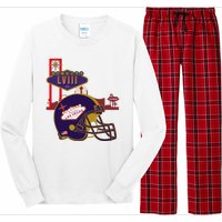 Las Vegas Football Party 2024 Football Long Sleeve Pajama Set