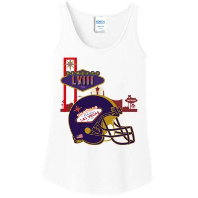 Las Vegas Football Party 2024 Football Ladies Essential Tank