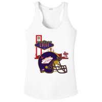 Las Vegas Football Party 2024 Football Ladies PosiCharge Competitor Racerback Tank