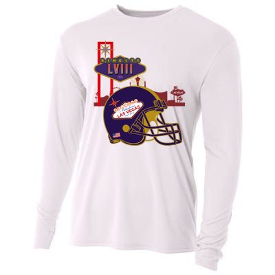 Las Vegas Football Party 2024 Football Cooling Performance Long Sleeve Crew