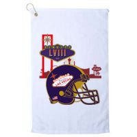 Las Vegas Football Party 2024 Football Platinum Collection Golf Towel