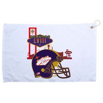 Las Vegas Football Party 2024 Football Grommeted Golf Towel