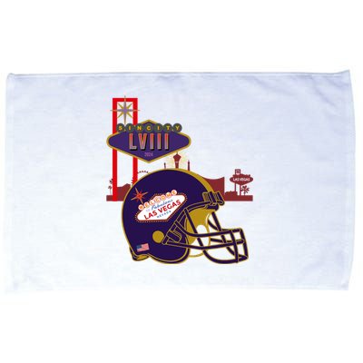 Las Vegas Football Party 2024 Football Microfiber Hand Towel