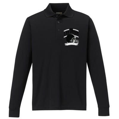 Las Vegas Football Team Supporter Performance Long Sleeve Polo