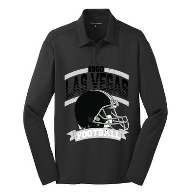 Las Vegas Football Team Supporter Silk Touch Performance Long Sleeve Polo