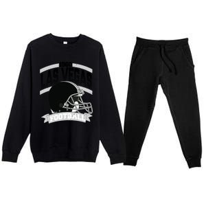 Las Vegas Football Team Supporter Premium Crewneck Sweatsuit Set