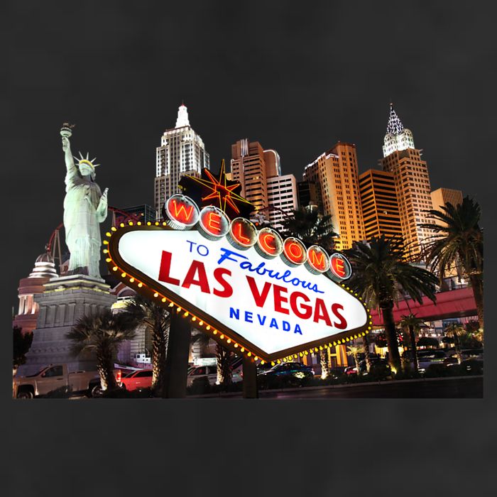 Las Vegas Famous Sign Strip Building Skyline Souvenir 11oz C Handle Ceramic Mug