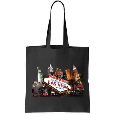 Las Vegas Famous Sign Strip Building Skyline Souvenir Bag