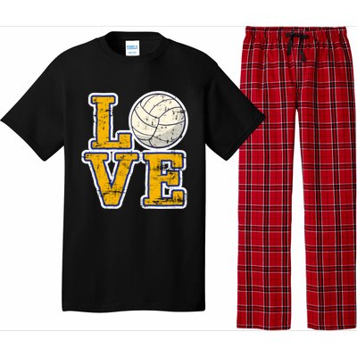 Love Volleyball Gift Pajama Set