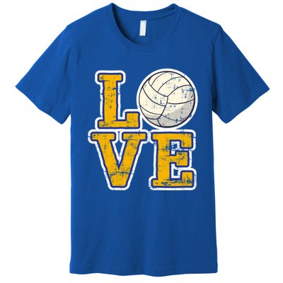 Love Volleyball Gift Premium T-Shirt