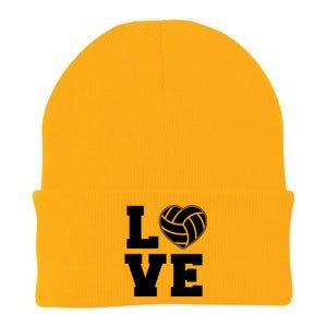 Love Volleyball Gift Knit Cap Winter Beanie