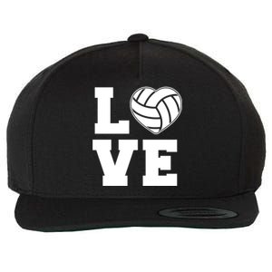 Love Volleyball Gift Wool Snapback Cap