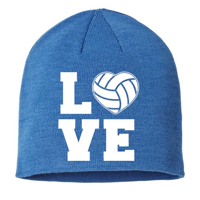 Love Volleyball Gift Sustainable Beanie