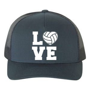 Love Volleyball Gift Yupoong Adult 5-Panel Trucker Hat