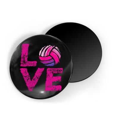 Love Volleyball Gifts For Volleyball Fans Teen Girl Wo Magnet