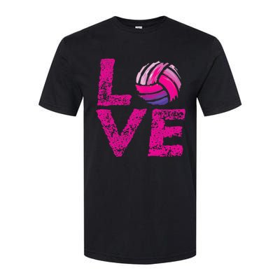 Love Volleyball Gifts For Volleyball Fans Teen Girl Wo Softstyle CVC T-Shirt