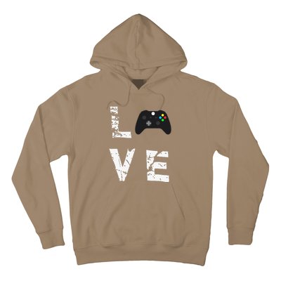 Love Video Games Valentine's Day Funny Hoodie