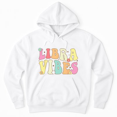 Libra Vibes Groovy Zodiac Birthday   Hoodie