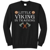 Little Viking In Training Viking Child Tall Sweatshirt