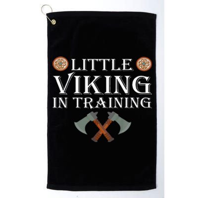 Little Viking In Training Viking Child Platinum Collection Golf Towel