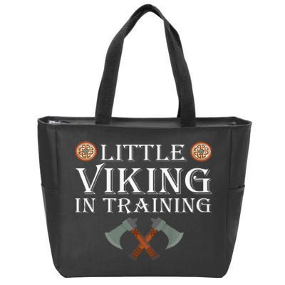 Little Viking In Training Viking Child Zip Tote Bag