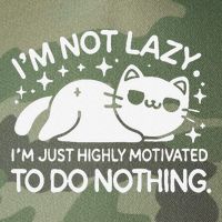 Lazy Vs I’M Just Highly Motivated To Do Nothing Funny Cat Legacy Tie Dye Trucker Hat