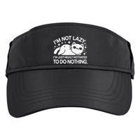 Lazy Vs I’M Just Highly Motivated To Do Nothing Funny Cat Adult Drive Performance Visor
