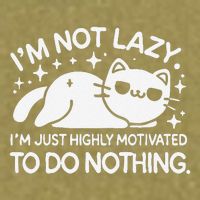 Lazy Vs I’M Just Highly Motivated To Do Nothing Funny Cat Garment-Dyed Women's Muscle Tee
