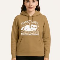 Lazy Vs I’M Just Highly Motivated To Do Nothing Funny Cat Hoodie